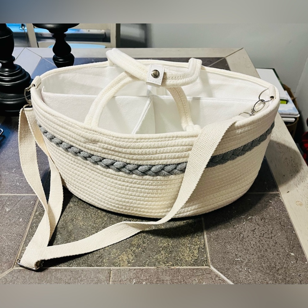 Woven Basket Caddy